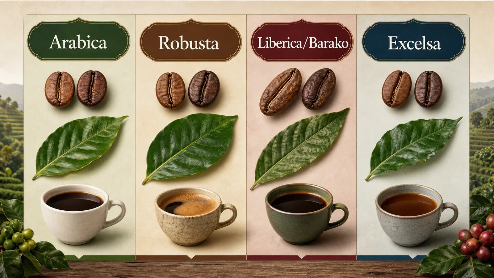 Illustrated comparison of Philippine coffee retail types