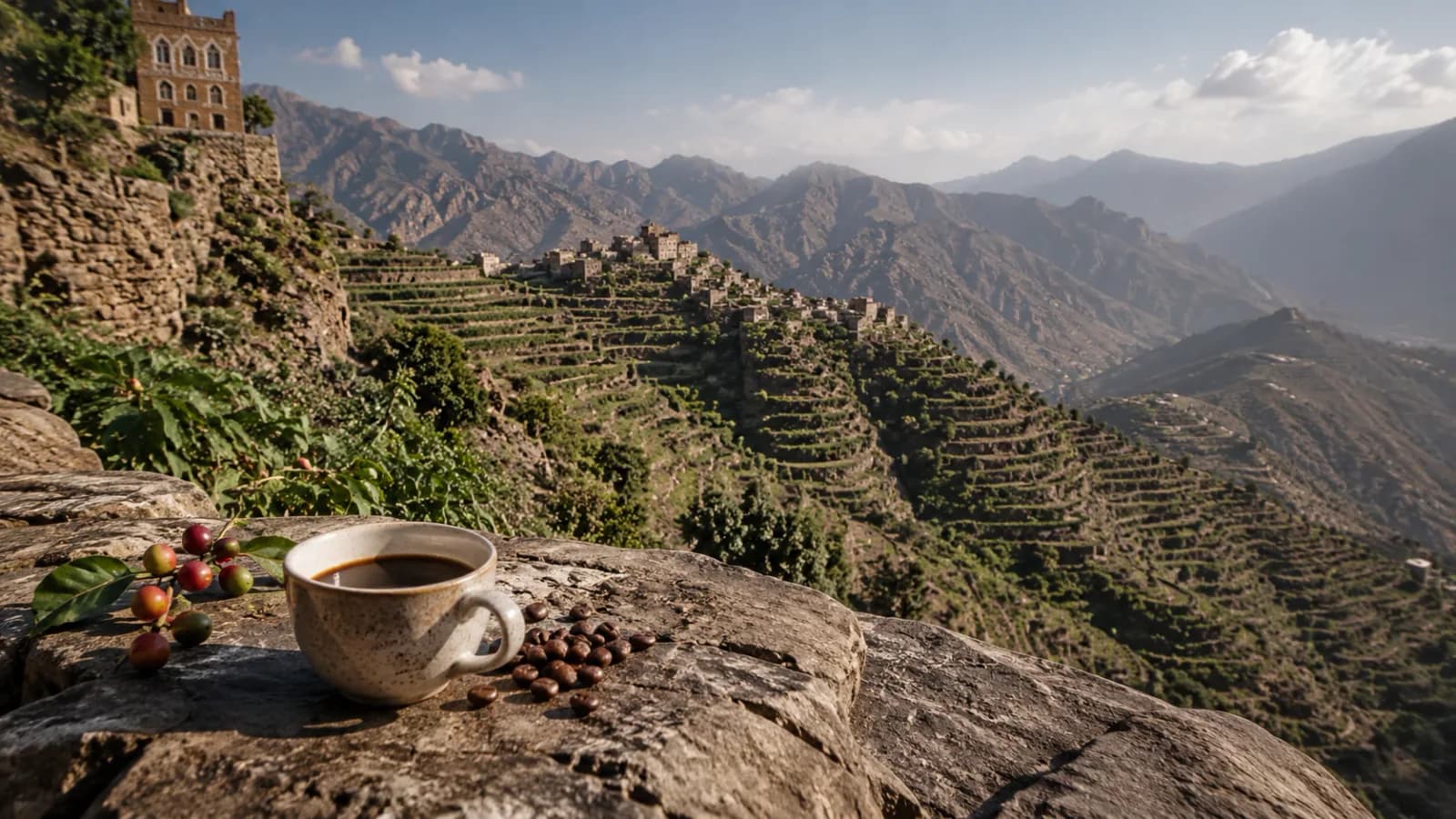Haraz coffee landscape and origin context