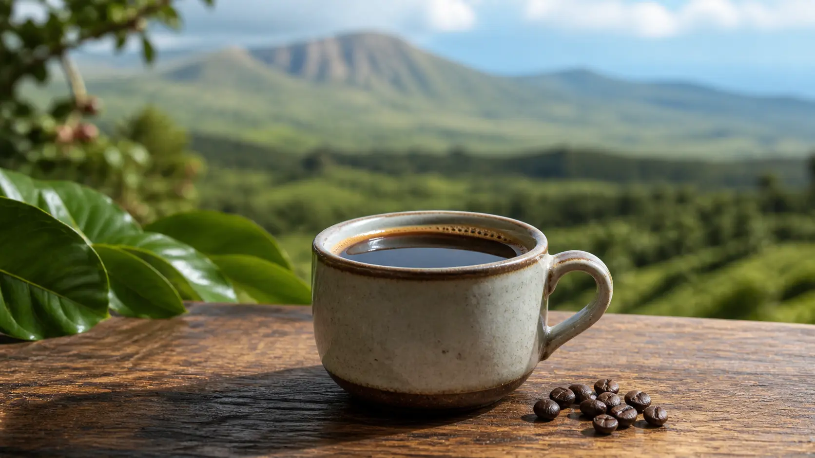 Ka'u coffee landscape and origin context