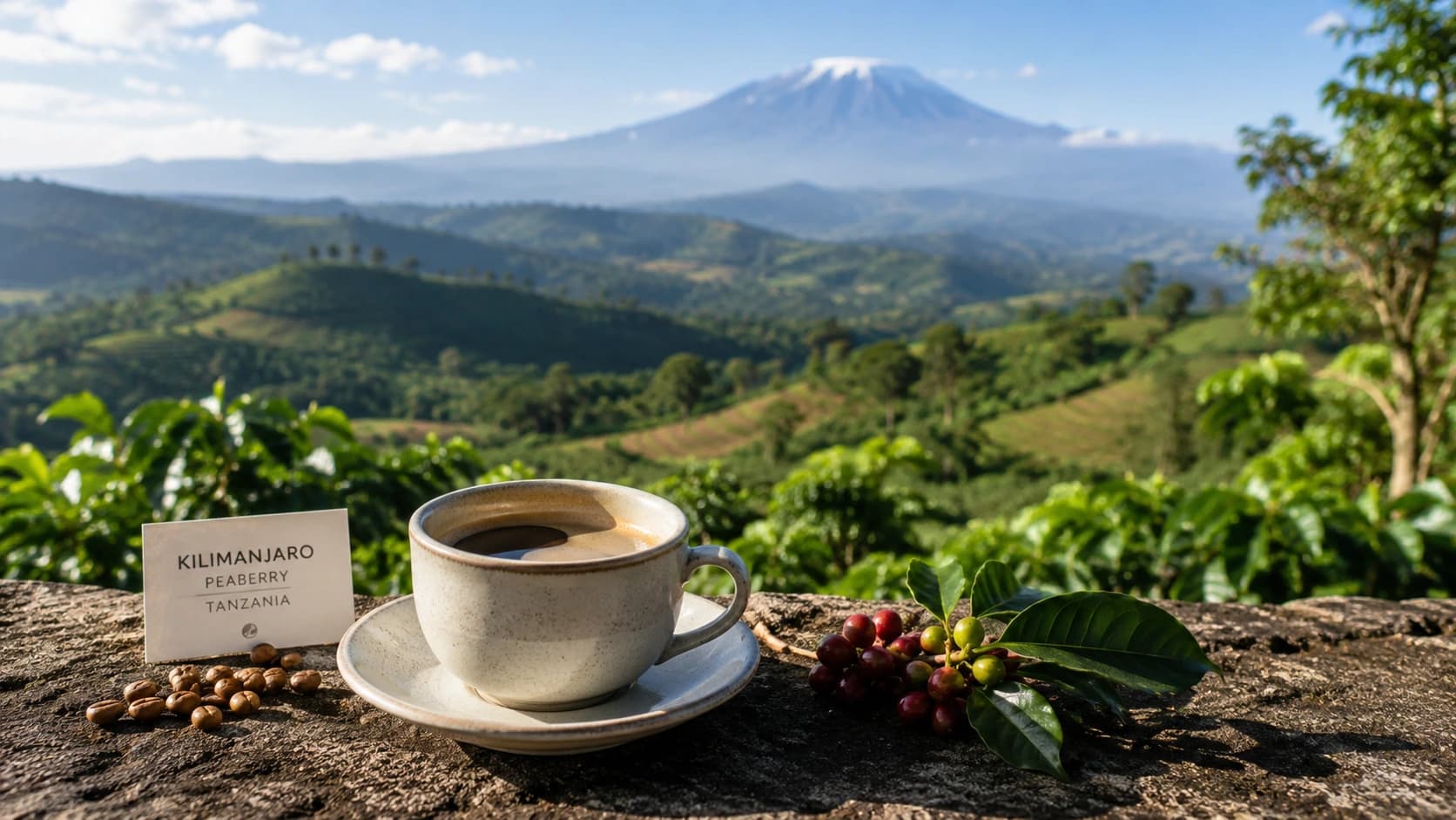 Kilimanjaro coffee landscape and origin context