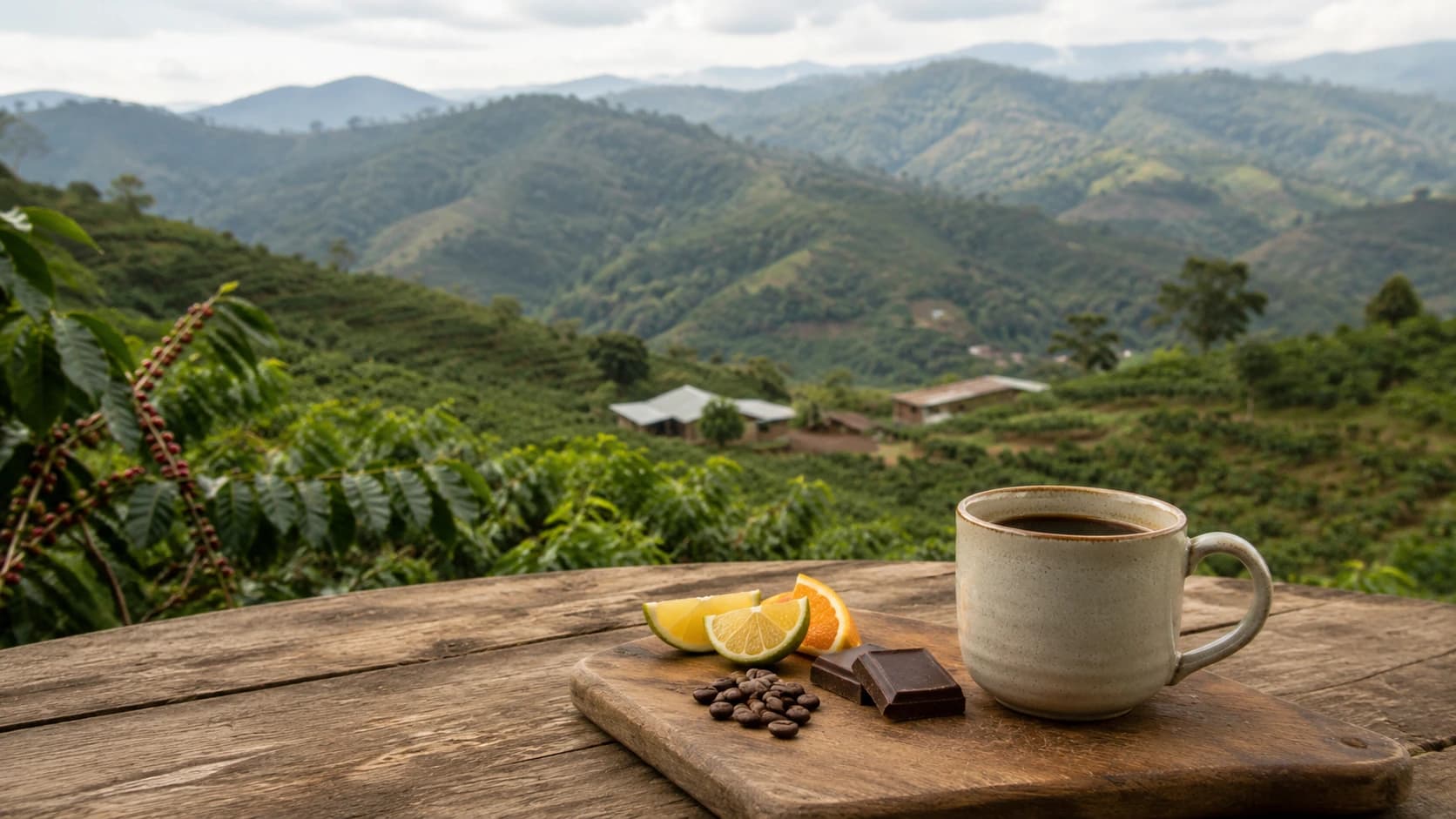 Marcala coffee landscape and origin context