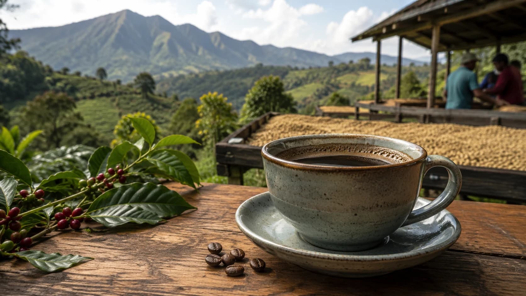 Mount Elgon coffee landscape and origin context