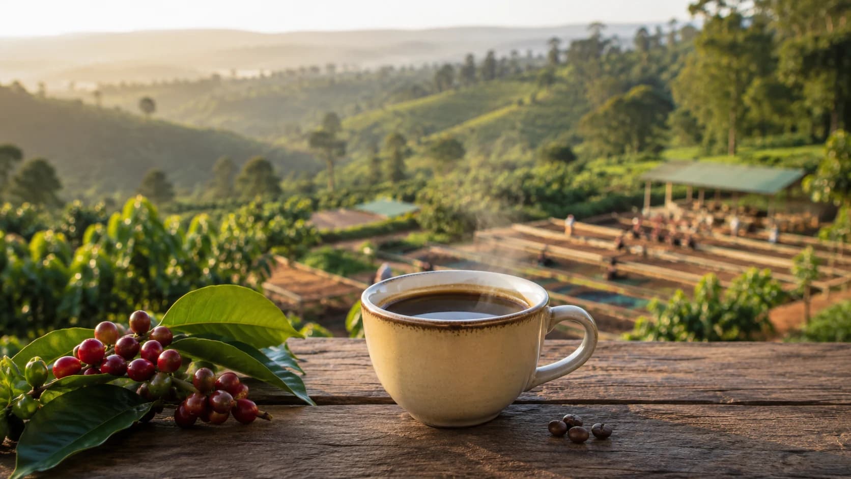 Nyeri coffee landscape and origin context
